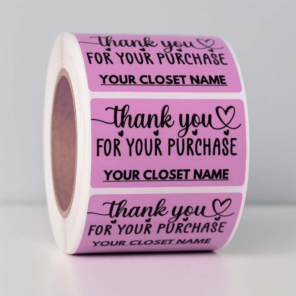 thank you for your purchase-100 pack-stickers for small business- custom sticker